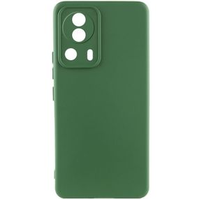 Чехол Silicone Cover Lakshmi Full Camera (A) для Xiaomi 13 Lite Full camera, Зеленый / Dark green