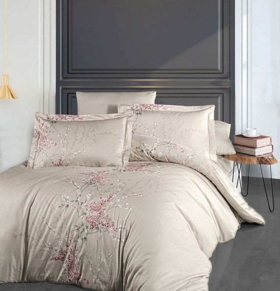Постельное белье First Choice Cotton Satin 160х220 см Wisteria Powder