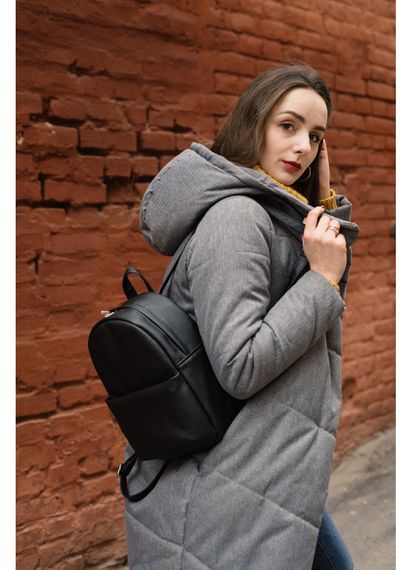 Жіночий рюкзак Sambag Brix KQH чорний 29 х 22 х 10 см (11321001) | Зображення 1