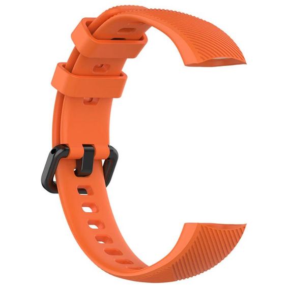 Силиконовый ремешок Primo для фитнес-браслета Huawei Honor Band 4 / 5 - Orange | Зображення 2