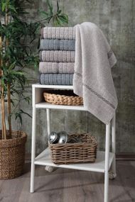 Набір рушників Pupilla 50х90 см Alya лицеві 6 шт.