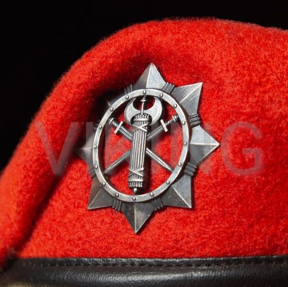 Берет ВСП крапля червоний XL ПОВНИЙ КОМПЛЕКТ/ 59-60 | Зображення 3