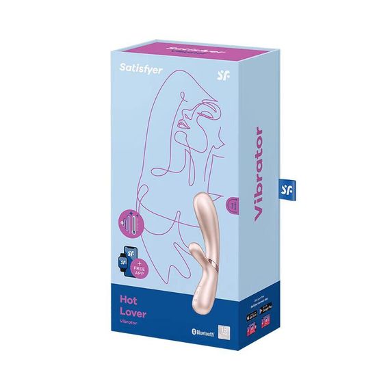 Смарт вібратор-кролик із підігрівом Satisfyer Hot Lover Nude Sex Aura | Зображення 3