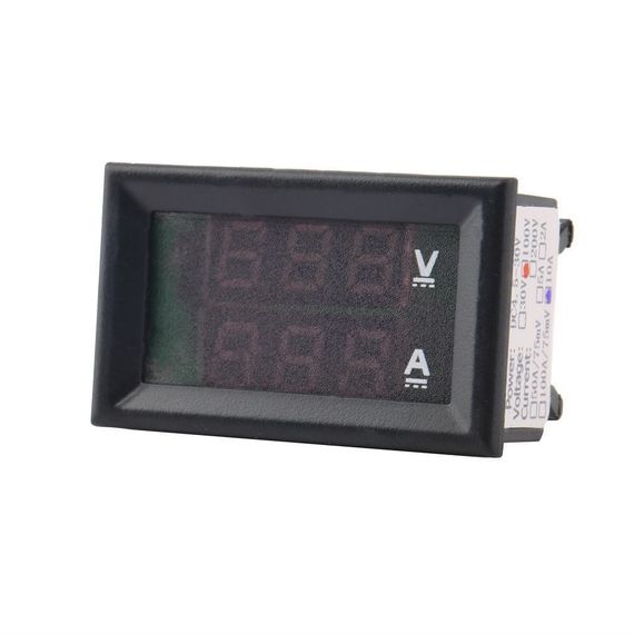 Вольтметр амперметр цифровой 100V 10A | Зображення 3