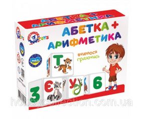Іграшка кубики "Абетка +арифметика ТехноК" (укр.), арт.1714