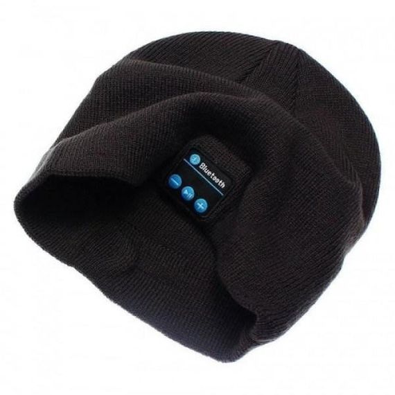 Портативна колонка ШАПКА з bluetooth навушниками SPS Hat BT True. HZ-325 Колір чорний