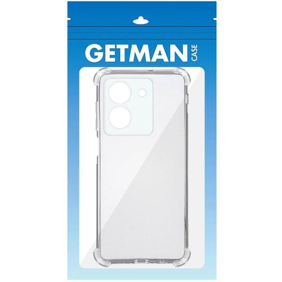 TPU чохол GETMAN Ease logo посилені кути Full Camera для Vivo Y36 Безбарвний (прозорий) | Зображення 2