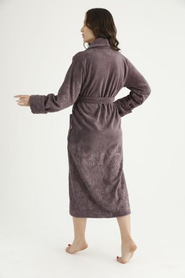 Жіночий халат Nusa 8650 фіолетовий 3XL | Зображення 2
