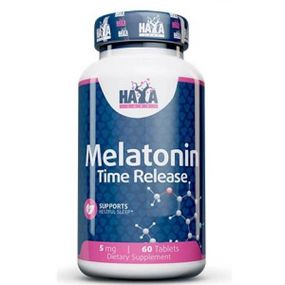 Мелатонін для сну Haya Labs Melatonin (Time Release) 5 mg 60 Tabs