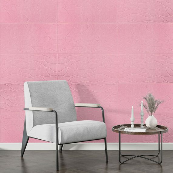 Панель 3D Pink 700*700*6mm (D) SW-00001950 | Зображення 4