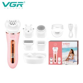 Эпилятор VGR 5 в 1 V-751, 5 насадок. LC-611 Цвет: розовый