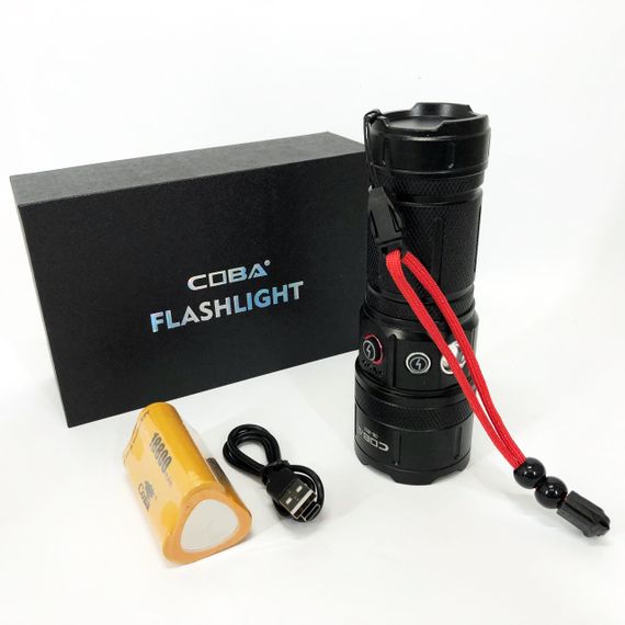 Портативный фонарь с функцией зарядки CB-B53-TG, Тактический сверхъяркий светодиодный фонарь AL-39