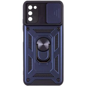 Чохол Ummi Camshield Serge Ring для Samsung Galaxy A03s Синій