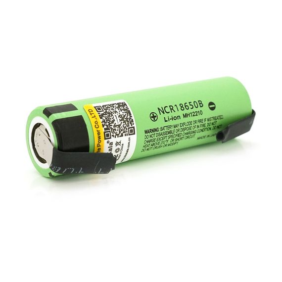Акумулятор 18650 Li-Ion LiitoKala Lii-34B-N, 3400mAh (3200-3400mAh), 3.7V (2.75-4.2V), Green, PVC BOX | Зображення 1