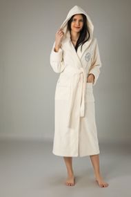 Женский халат Nusa 4035  Кремовый, 2XL