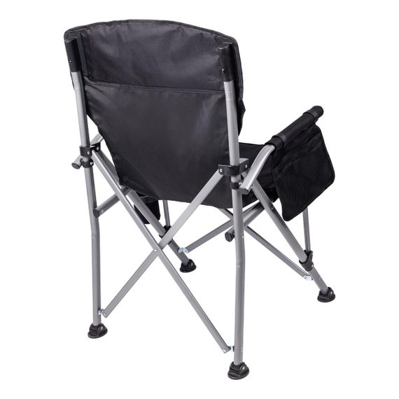 Крісло для риболовлі розкладне туристичне 60х57х92 см складне крісло для кемпінгу на природу Чорне | Зображення 4