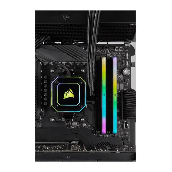 Модуль пам'яті для комп'ютера DDR4 16GB (2x8GB) 3600 MHz Vengeance RGB Pro RT Black Corsair (CMN16GX4M2Z3600C16) | Зображення 5