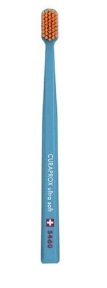 Зубна щітка Curaprox CS 5460 "Ultra Soft", d 0,10 мм. Бірюзовий з помаранчевим (TO)