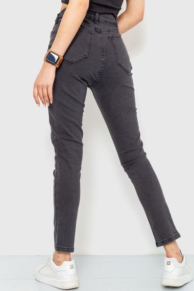 Джинси жіночі skinny, колір темно-сірий, 186R0029 | Зображення 3