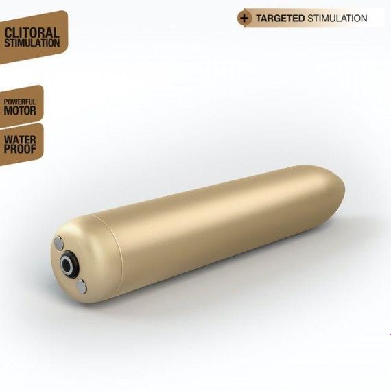 Перезаряжаемая вибропуля Dorcel Rocket Bullet Gold | Зображення 1