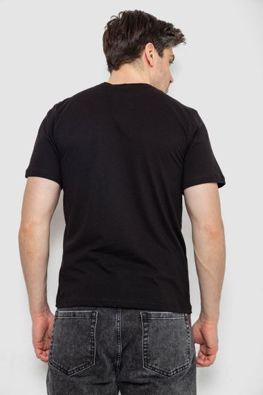 Футболка мужская с принтом, цвет черный, 241R1902 | Зображення 3