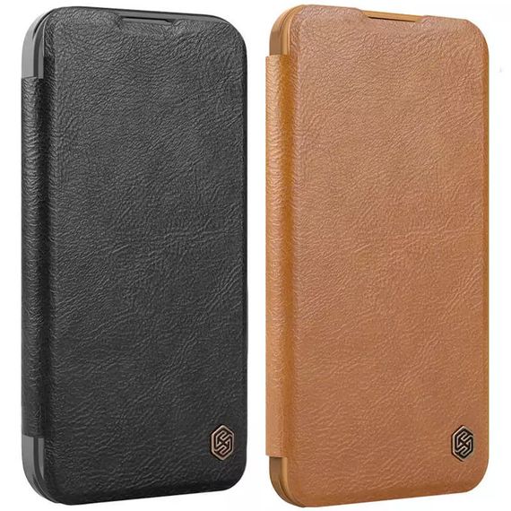 Шкіряний чохол-книжка Nillkin Qin Prop для Apple iPhone 16 Pro (6.3")