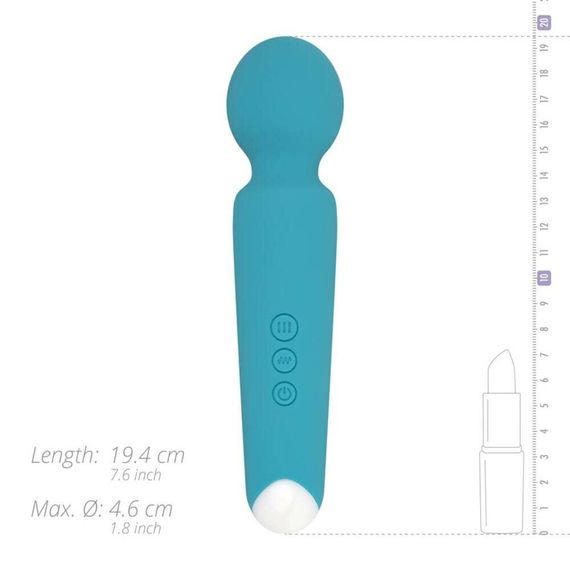 Вібромасажер Cala Azul – Maria Wand Vibrator, 10 режимів, регулювання інтенсивності | Зображення 6