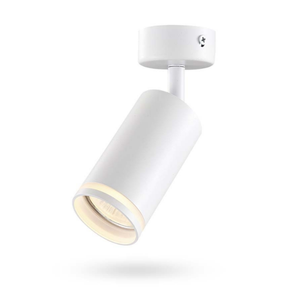 LED Світильник накладний під лампу GU10 поворотній білий VL-SPF05B-W Videx | Зображення 1