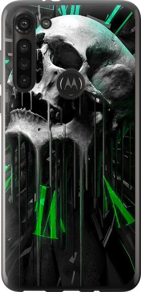 Чехол на Motorola G8 Power Череп-часы "4100u-1940-17620"
