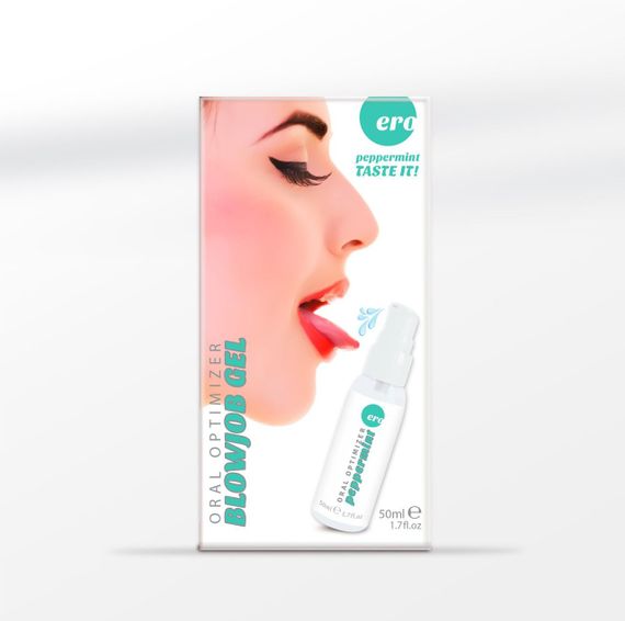 Оральний лубрикант - Ero Oral Optimizer Blowjob Gel Mint, 50 мл Sex Aura | Зображення 2