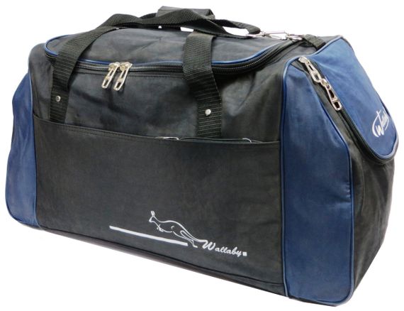 Спортивная сумка 59L Wallaby, Украина черная с синим 447-1 | Зображення 2