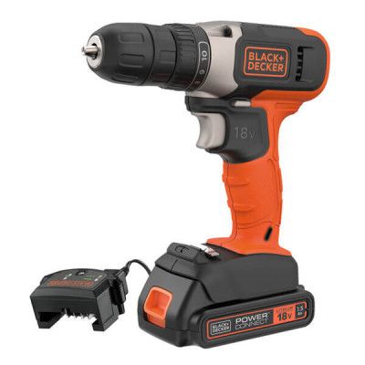 Шуруповерт Black&amp;Decker 18 В Li-Ion, 1.5Ah, 600 об/мин, 1,2 кг (BCD001C1) | Зображення 8