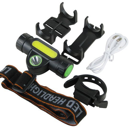 Налобная лампа, Налобный фонарь с ремешком на голову, Налобный светодиодный фонарь для ночных прогулок VN-22 | Зображення 3