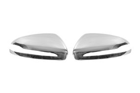 Накладки на дзеркала (2 шт, нерж.) для Mercedes C-сlass W205 2014-2021 рр