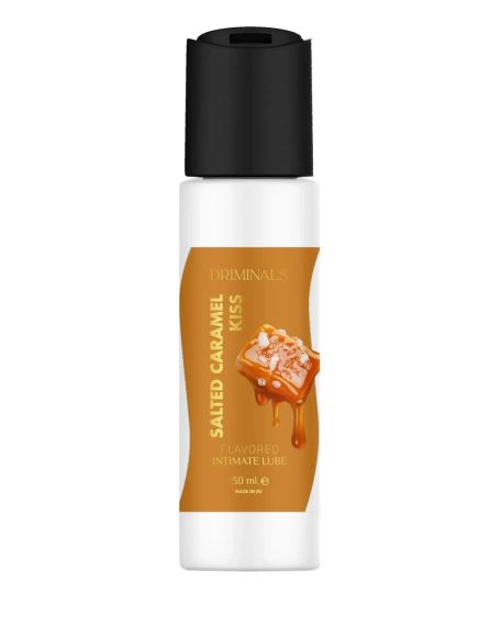 Съедобный лубрикант Driminals Kiss Salted Caramel со вкусом солёной карамели, 30 мл Sex Aura