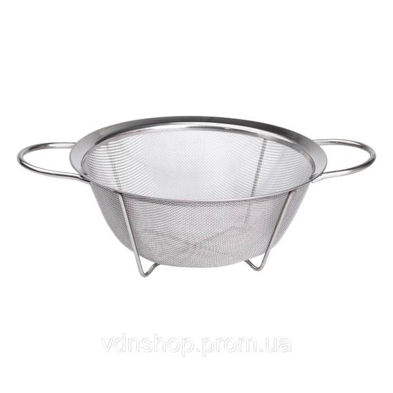 Дуршлаг с двумя ручками 25 см мелкоячеистая сетка из нержавеющей стали HP-19-2-25CM