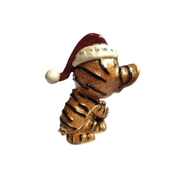 Статуэтка-шкатулка Christmas Tiger | Зображення 1
