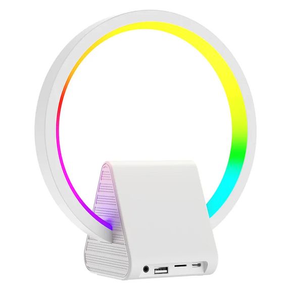 БЗП WIWU Wi-W021 2 in 1 Wireless Charger+Bluetooth Speaker White | Зображення 2