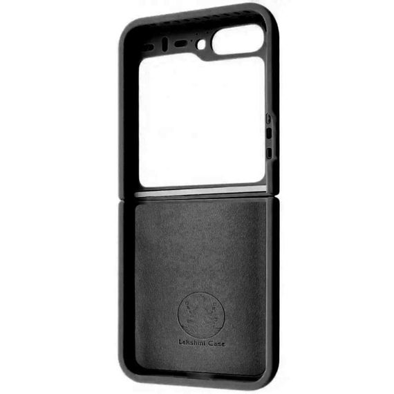 Чохол Foldables Silicone Cover Lakshmi (AAA) для Samsung Galaxy Z Flip5 Білий / White Чорний / Black | Зображення 3
