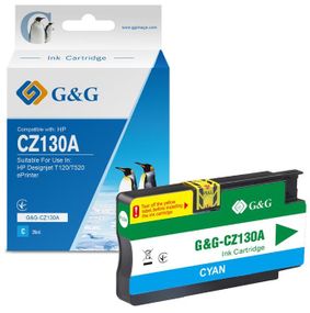 Картридж G&amp;G для HP No.711 Designjet T120/T520 ePrinter Cyan (29мл) (G&amp;G-CZ130A)