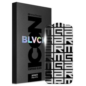 Стекло защитное Armorstandart Infinity Black Icon 2.75D Apple iPhone 16 Pro (ARM80301)