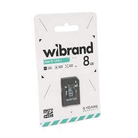 Карта пам'яті Wibrand microSDHC Class 10 UHS-I, 8GB