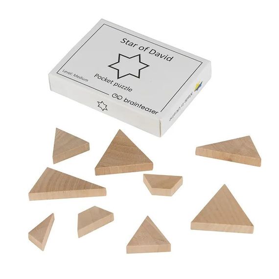 Набір дерев'яних головоломок "Wooden mini puzzle set" Заморочка 12en | Зображення 7