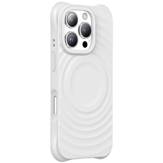Чехол TPU Orbit with MagSafe для Apple iPhone 16 Pro (6.3") White