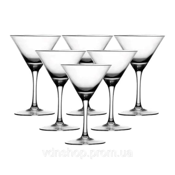 Набор бокалов на высокой ножке 6 штук по 190 мл 6 штук для мартини HP563