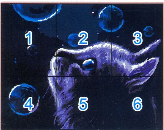 Набор для вышивания крестиком по нанесённой на канву схеме "Night cat". AIDA 14CT printed, 48*39 см | Зображення 2