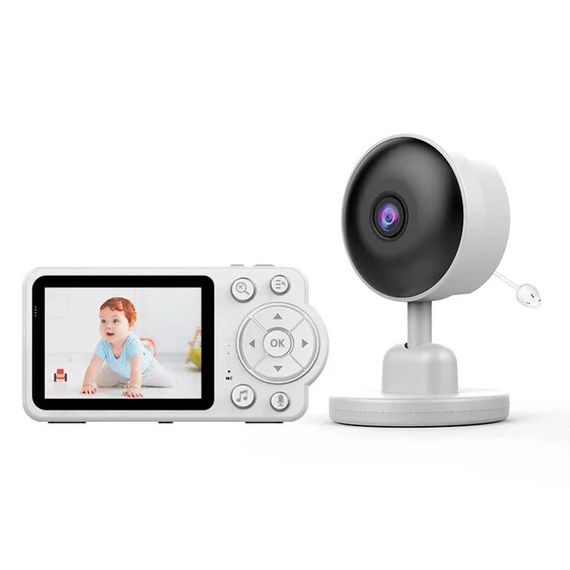 Відеоняня C3 з екраном 2,8″ • Цифрова відеоняня C3 з IPC-камерою, нічним баченням, двостороннім зв’язком і датчиками мікроклімату | Зображення 1