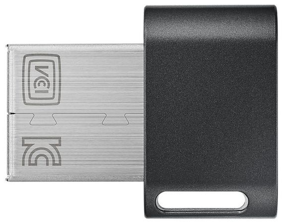Flash Drive Samsung Fit Plus 128GB (MUF-128AB/APC) Black | Зображення 1