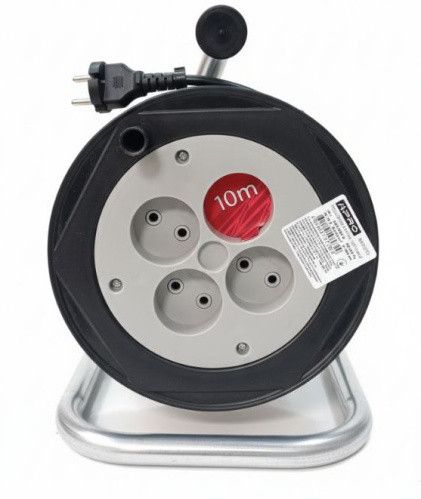 Удлинитель на катушке 2х1,0 кв.мм 10м APRO