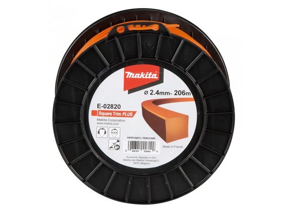 Жилка косильная "квадрат" 2.4 мм Makita E-02820 (206 м) | Зображення 1
